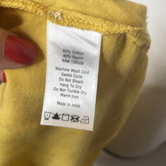 Hatch Maternity Top Blouse Smocked Gauzey Boho Sleeveless Sz S - Picture 8 of 9